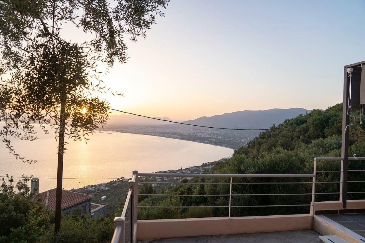 Messinian Sunset Villa Kalamata Dış mekan fotoğraf