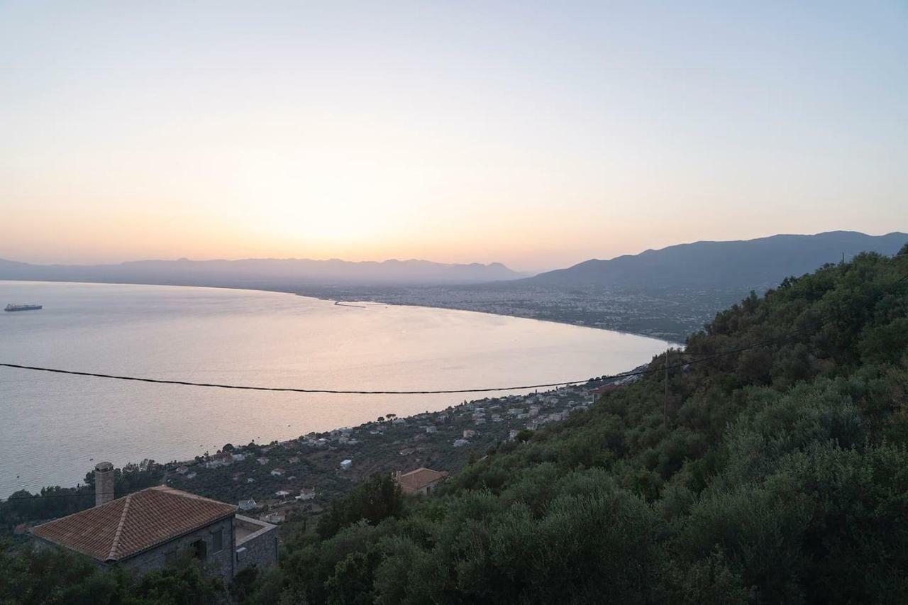Messinian Sunset Villa Kalamata Dış mekan fotoğraf